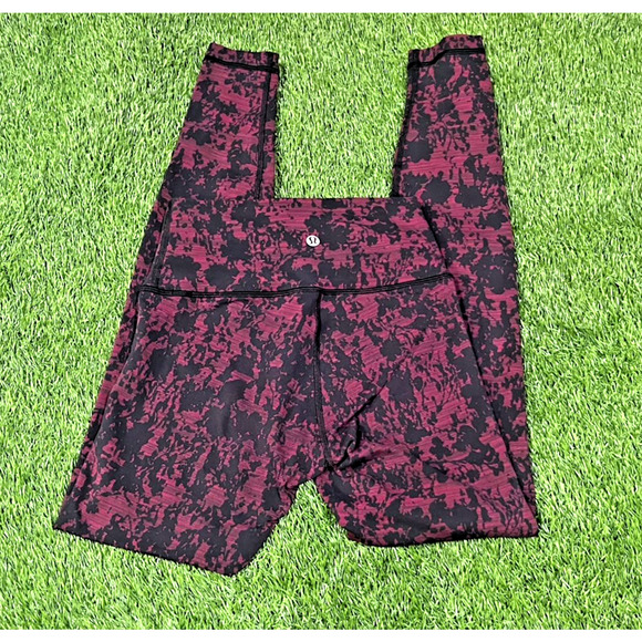 Lululemon Wunder Under Super Hi Rise Tight 28” Scatter Blossom Jacquard 4 W58MXS - Picture 3 of 7